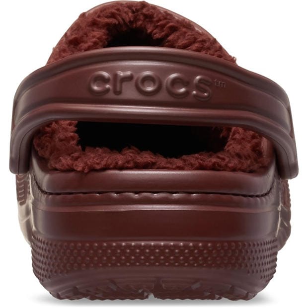 Dark Clay - Crocs - Women's Baya Lined Mule Slippers