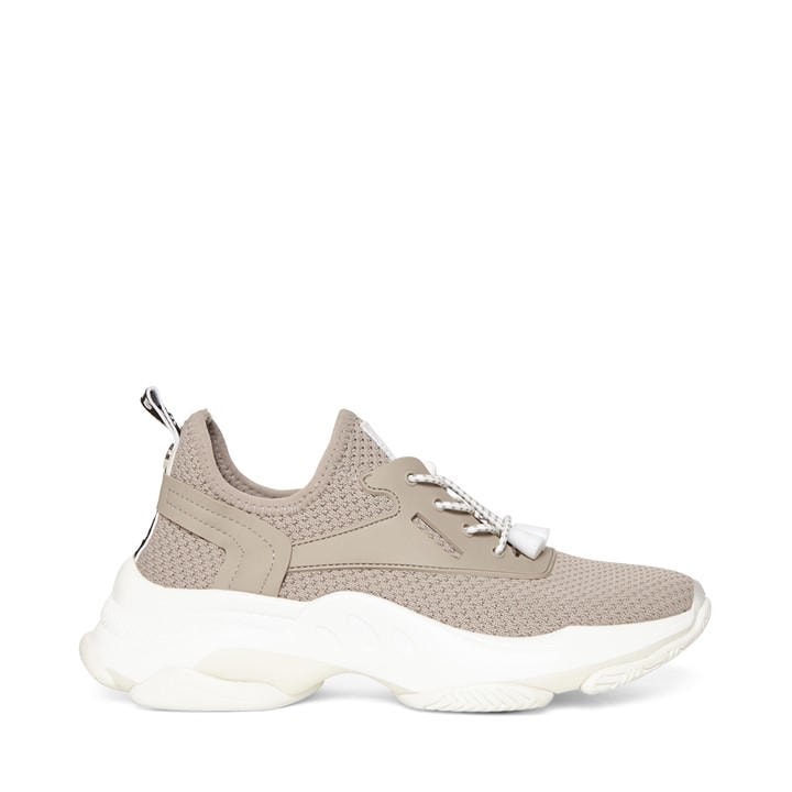 Steve Madden Women's Beige Match-E Low-Top Heritage Runner in Size 6, Sports Direct
