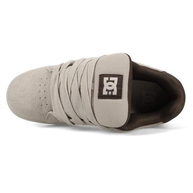 Taupe/White - DC - Men's Gaveler Low Skate Shoes
