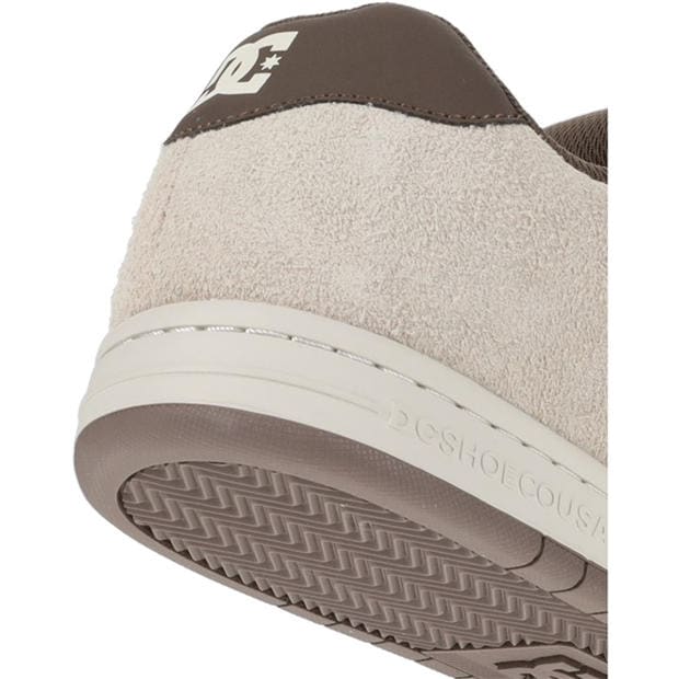 Taupe/White - DC - Men's Gaveler Low Skate Shoes