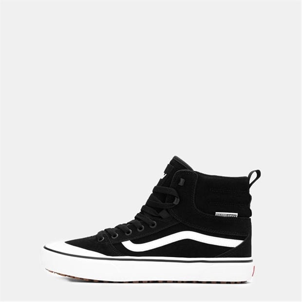 Black/White - Vans - Men's AshwoodHi Decon Canvas High-Top Trainers
