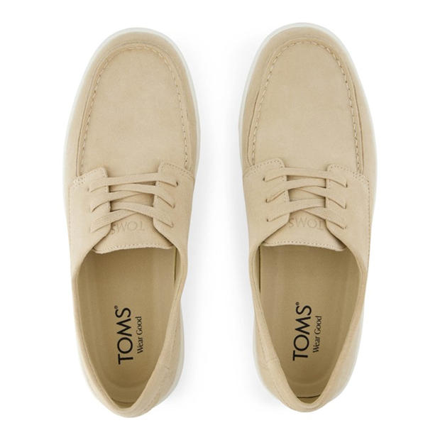 Natural - Toms - Men's TRVL Lite London Canvas Slip On