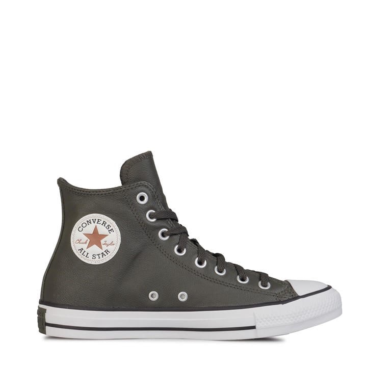 Converse  Green  Chuck Taylor All Star High-Top Trainers in Size 9, Sports Direct