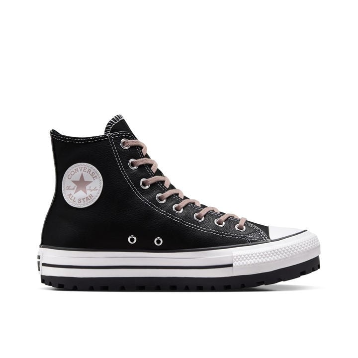 Converse  Black  Chuck Taylor All Star Cit High-Top Trainers in Size 8.5, Sports Direct