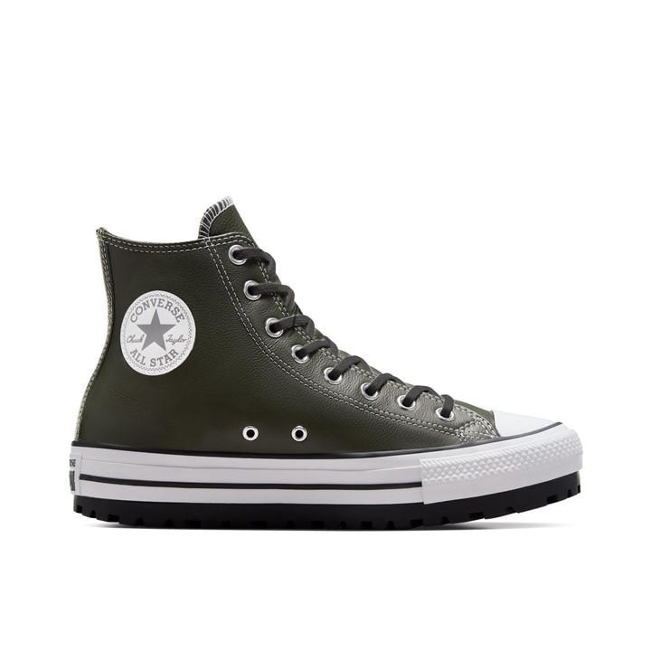 Converse  Green  Chuck Taylor All Star Cit High-Top Trainers in Size 8.5, Sports Direct