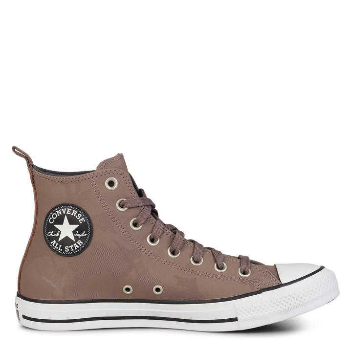 Converse  Grey  Chuck Taylor All Star Tec High-Top Trainers in Size 8.5, Sports Direct
