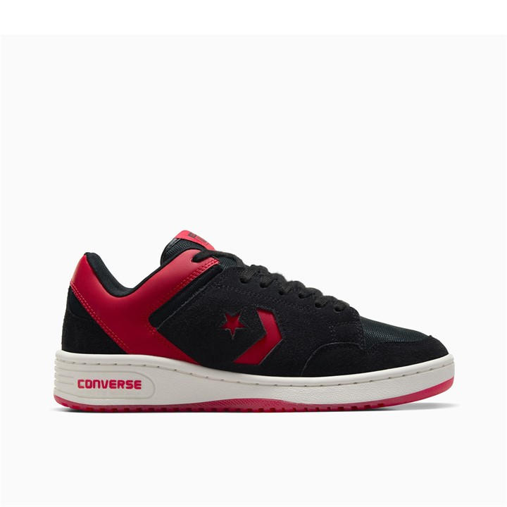 Converse  Black Weapon Suede High-Top Trainers in Size 9, Sports Direct