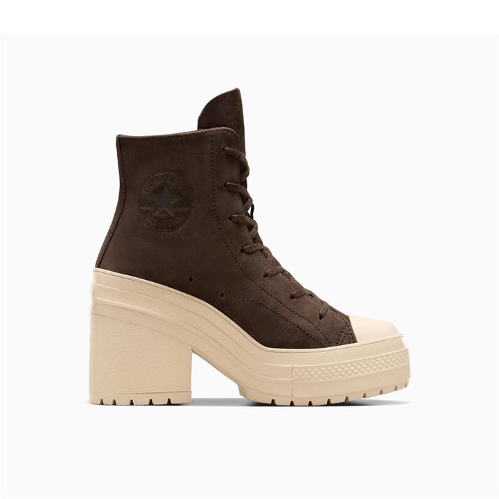 Converse  Brown  Chuck 70 De Luxe Heel Pla High-Top Trainers in Size 7, Sports Direct