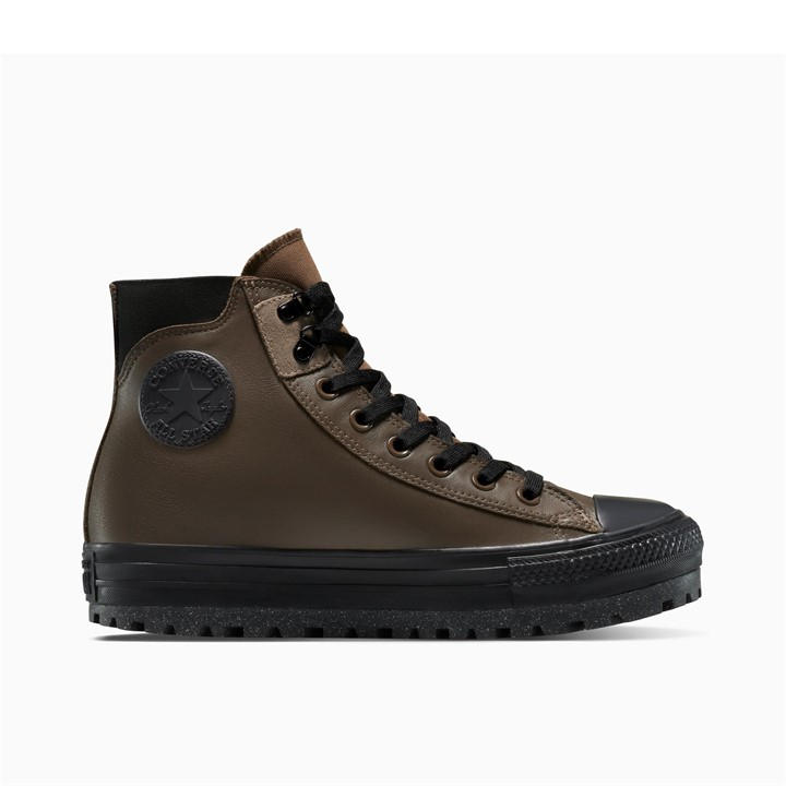 Converse  Brown  Chuck Taylor All Star Cit High-Top Trainers in Size 8.5, Sports Direct