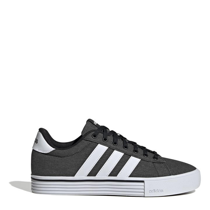 Adidas Men's Black Daily 4.0 Shoes  in Size 9.5, Sports Direct