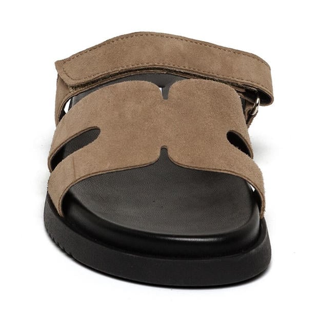 Taupe Suede - Steve Madden - Women's Missile Flat Sandals