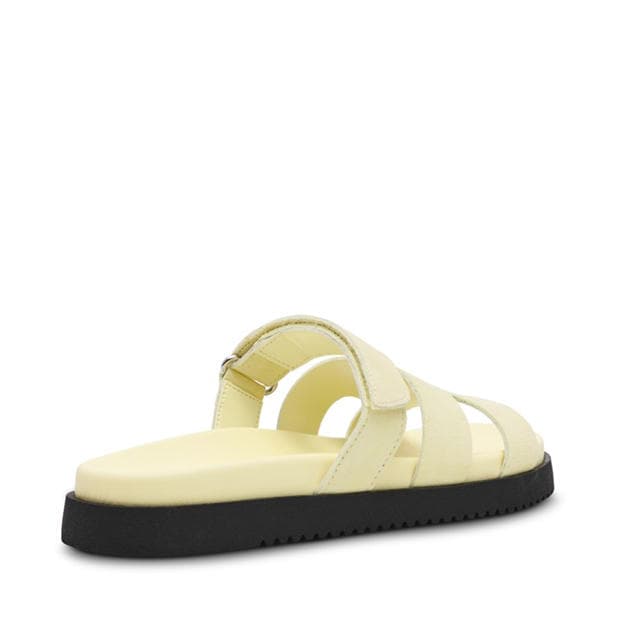 Butter Yellow - Steve Madden - Women's Missile Flat Sandals