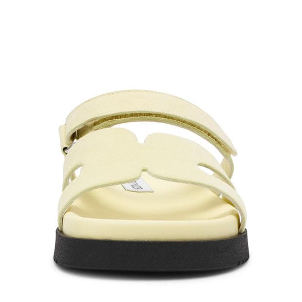 Butter Yellow - Steve Madden - Women's Missile Flat Sandals