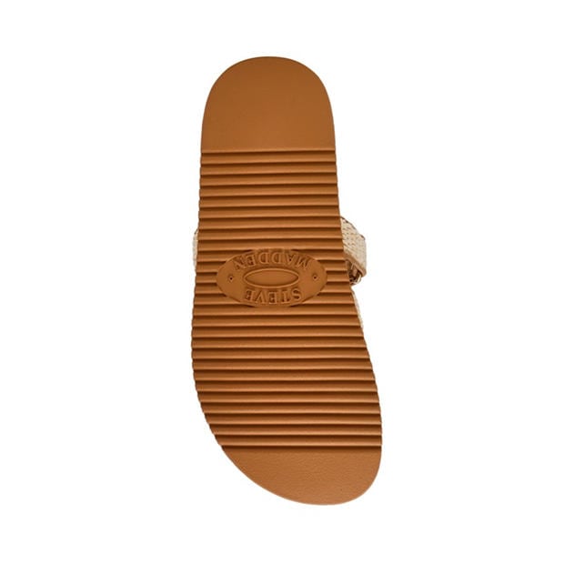 Natural Raffia - Steve Madden - Women's Missile Flat Sandals