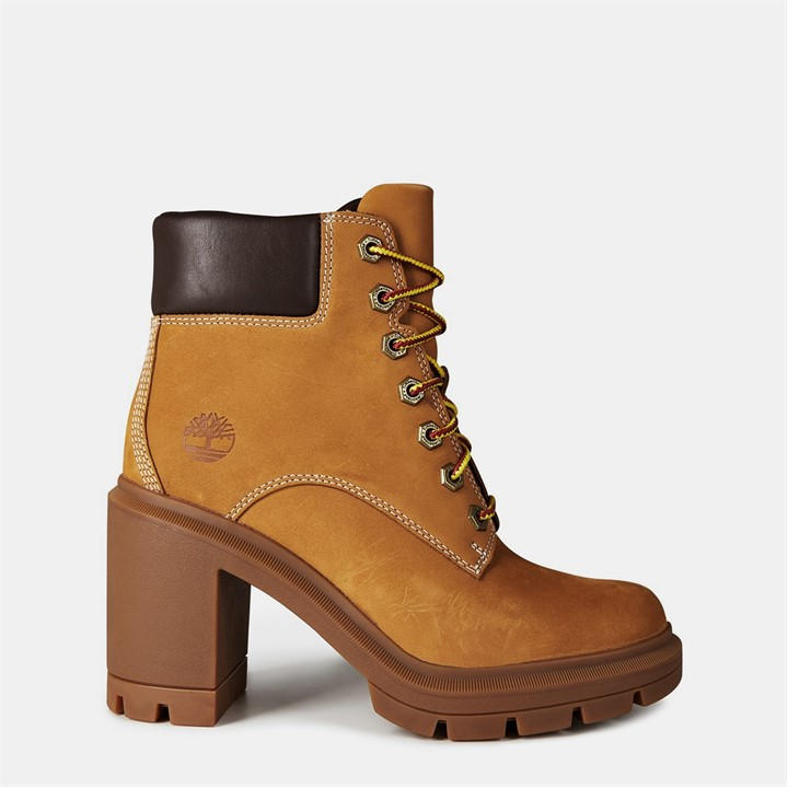 Timberland Women's Brown Allington Lace-Up Heeled Boots in Size 5, Sports Direct
