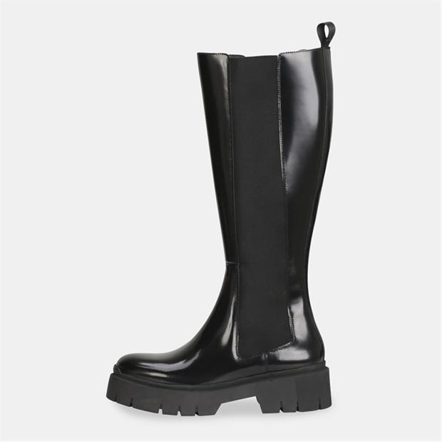 Black - Hugo - Knee High Boots
