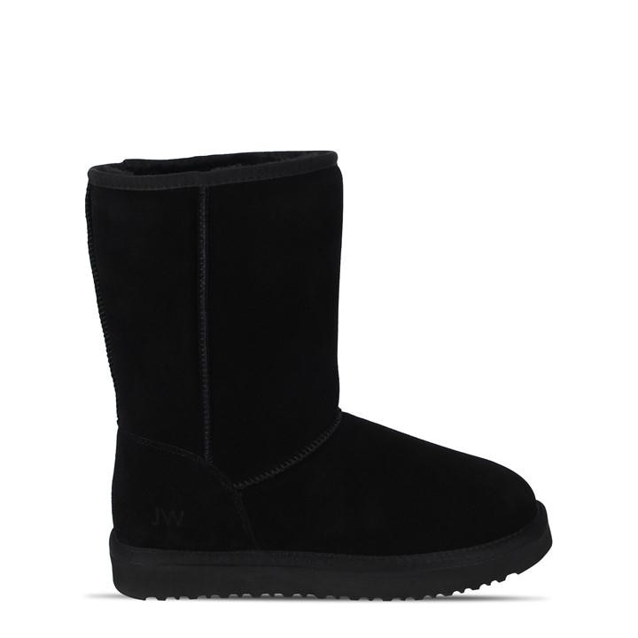 Jack Wills Women's Black High Snug Boots in Size 5, Sports Direct
