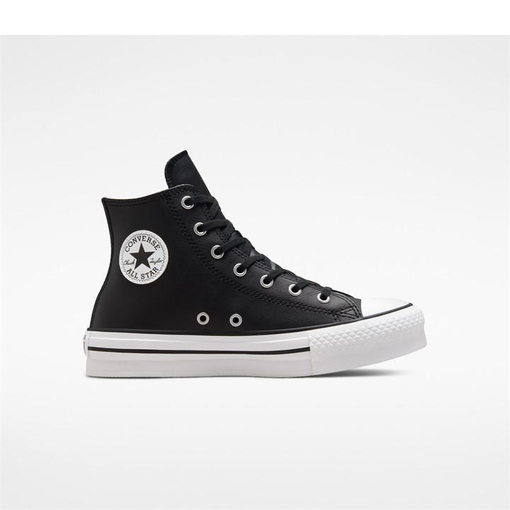 Converse Women's Black Chuck Taylor All Star Eva High-Top Trainers in Size 4, Sports Direct