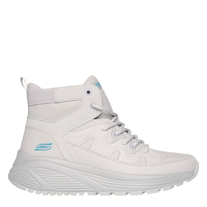 Skechers Women's Grey High-Top Trainers in Size 5, Sports Direct