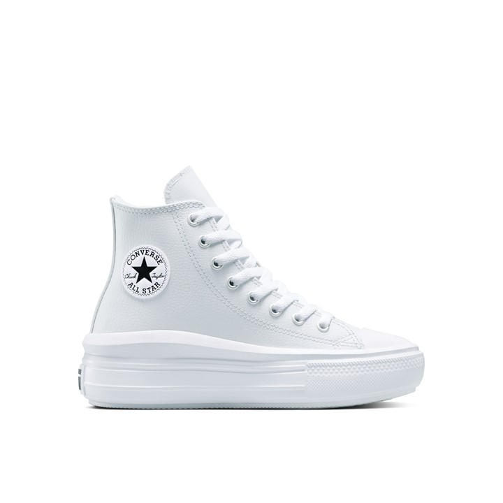 Converse Women's Grey Chuck Taylor All Star Mov High-Top Trainers in Size 5, Sports Direct