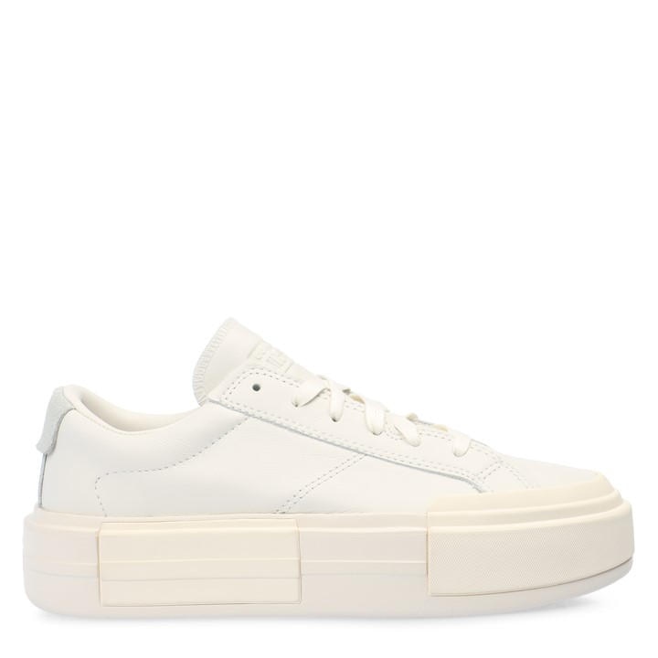 Converse Women's Grey Cruise Leather High-Top Trainers in Size 5.5, Sports Direct