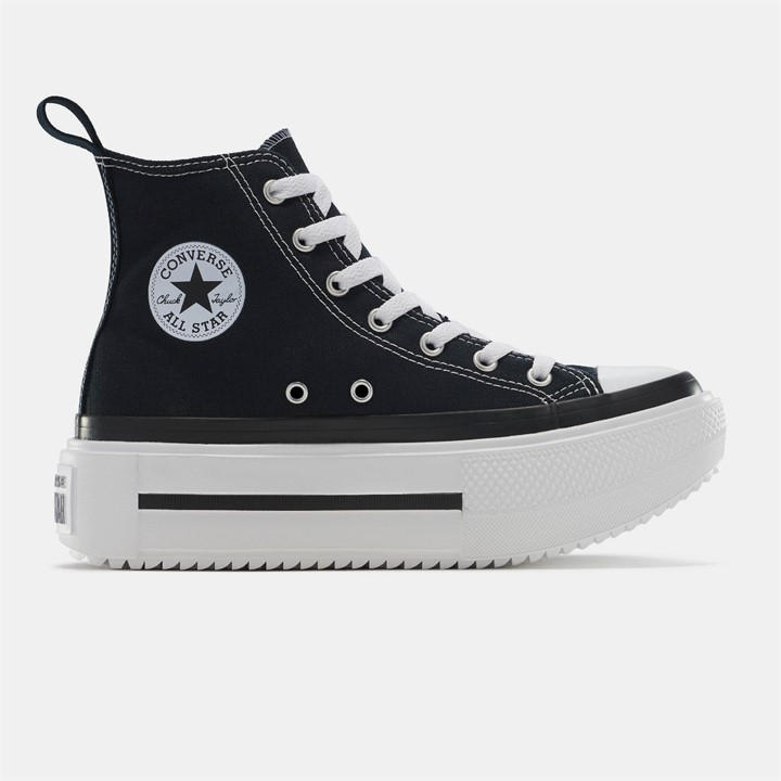 Converse Women's Black Chuck Taylor All Star Lif High-Top Trainers in Size 6.5, Sports Direct
