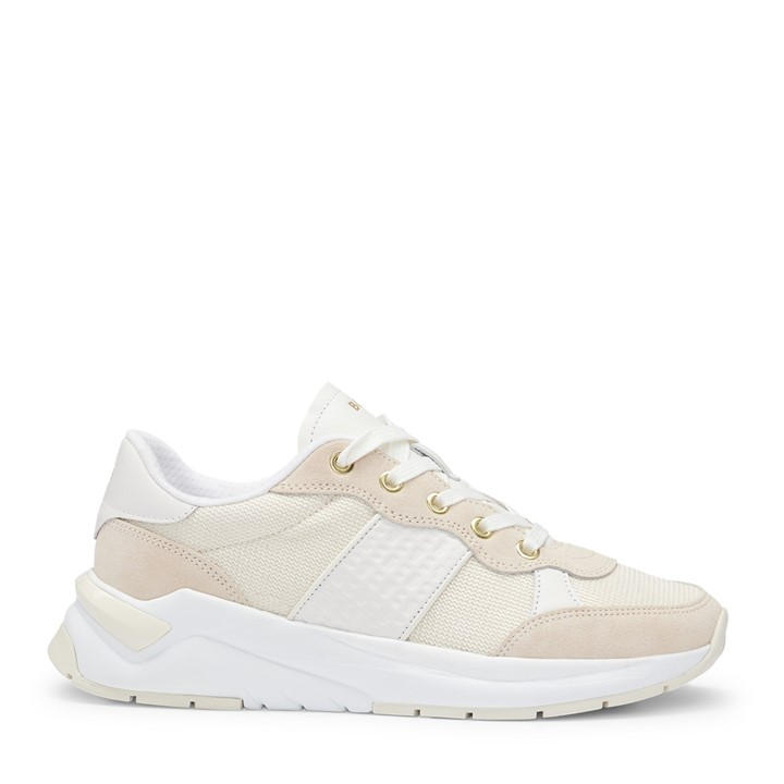 Boss Women's White Skylar Sleek Stylish Trainers in Size 3, Sports Direct