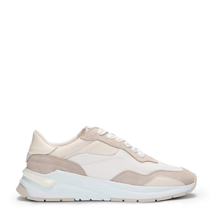 Boss Women's White Skylar Sleek Stylish Trainers in Size 6, Sports Direct