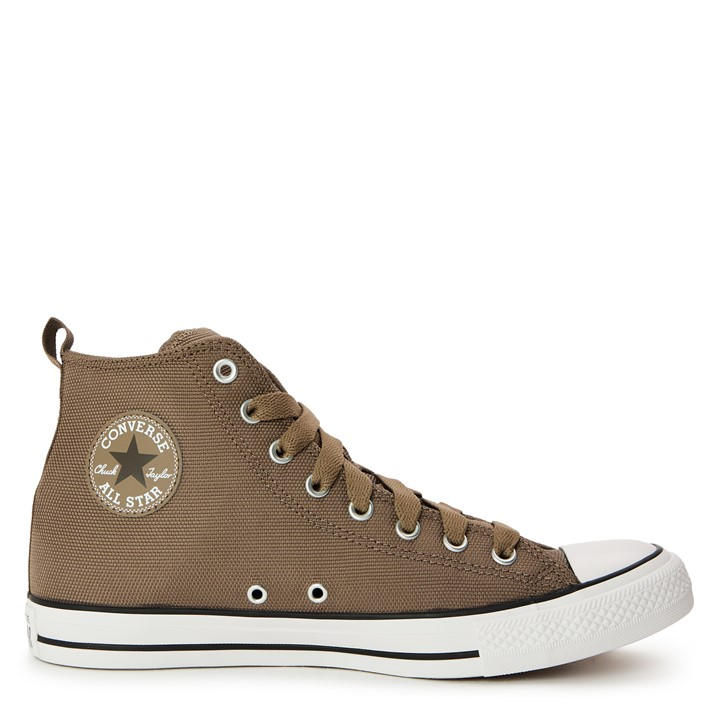 Converse Men's Green Canvas High-Top Trainers in Size 9, Sports Direct
