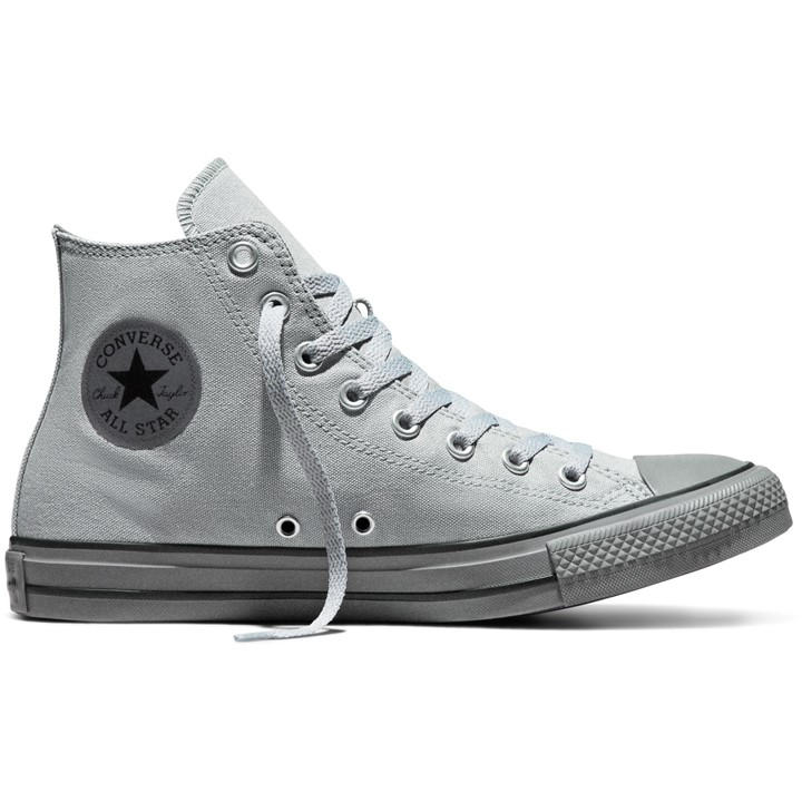 Converse Men's Grey Canvas High-Top Trainers in Size 7, Sports Direct