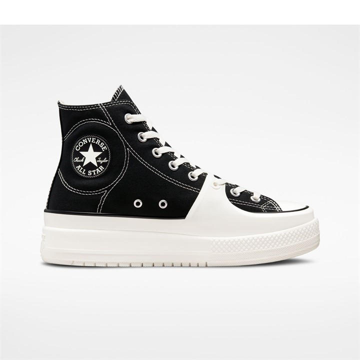 Converse Men's Black Chuck Taylor All Star Con Canvas High-Top Trainers in Size 9.5, Sports Direct