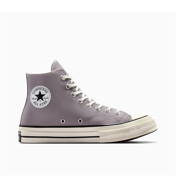 Converse  Grey  Chuck 70 Canvas High-Top Trainers in Size 6, Sports Direct