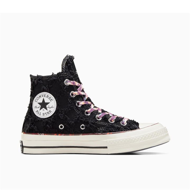 Converse  Black Chuck 70 Hi Canvas High-Top Trainers in Size 7.5, Sports Direct