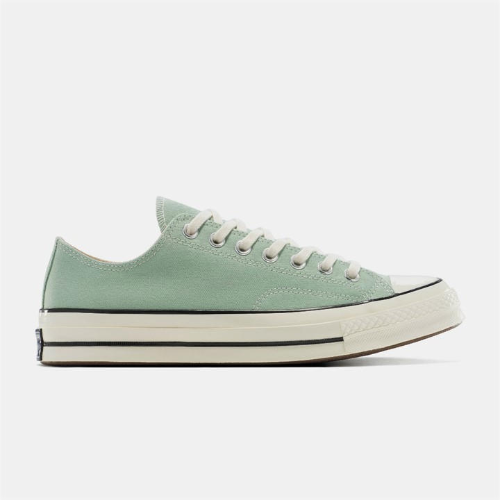 Converse Green Chuck 70 Canvas High-Top Trainers in Size 4.5, Sports Direct