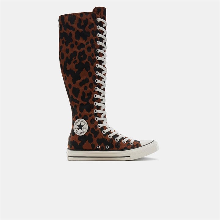 Converse  Brown  Chuck Taylor All Star Canvas High-Top Trainers in Size 7.5, Sports Direct