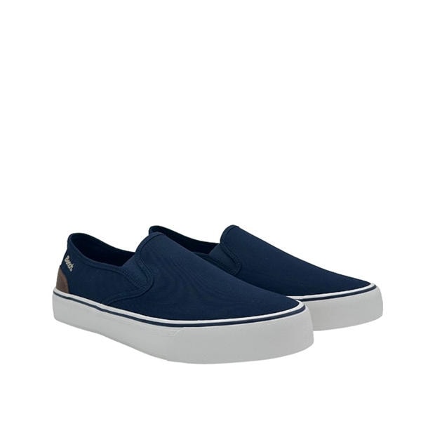NAVY - Bench - Men's Dalton Canvas Trainers