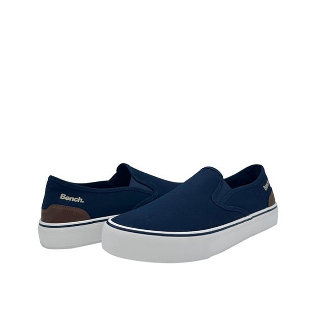 NAVY - Bench - Men's Dalton Canvas Trainers