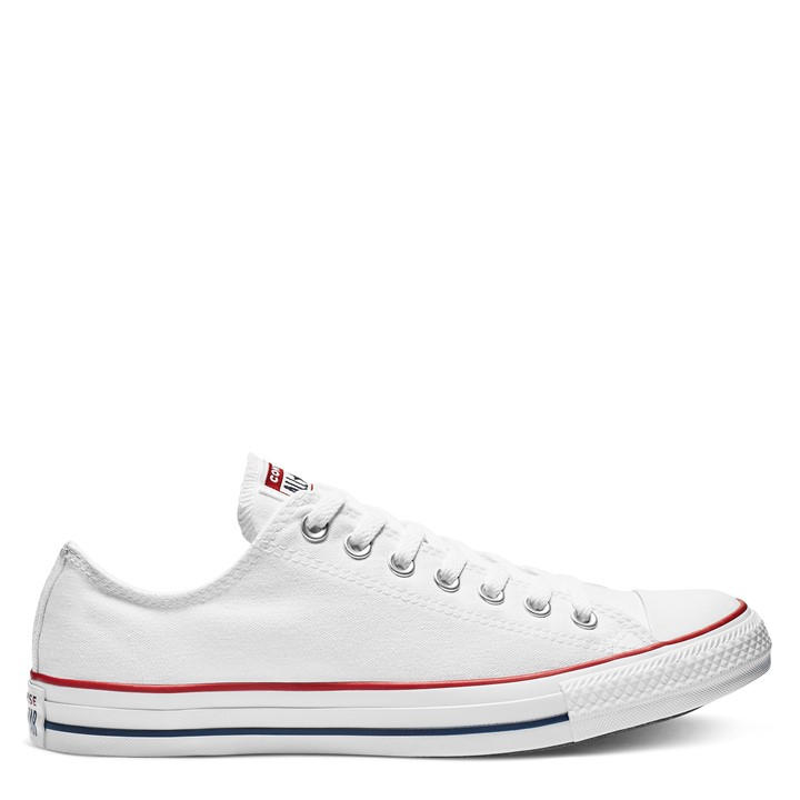 Converse Men's White Chuck Ox Canvas Trainers in Size 12, Sports Direct
