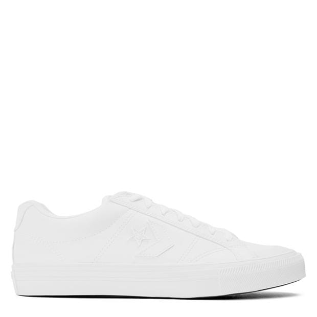 White/White - Converse - Men's Canvas Trainers