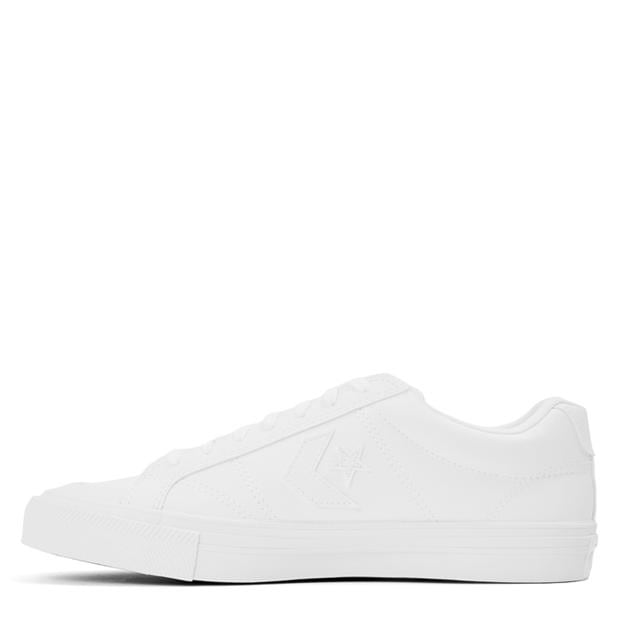 White/White - Converse - Men's Canvas Trainers