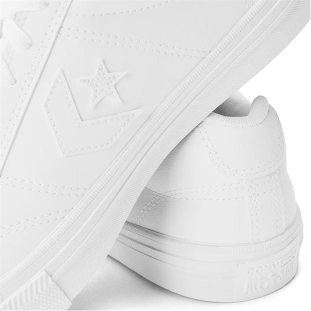 White/White - Converse - Men's Canvas Trainers