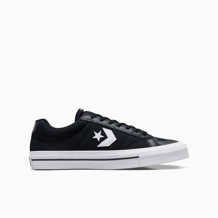 Converse Men's Black Canvas Trainers in Size 7, Sports Direct
