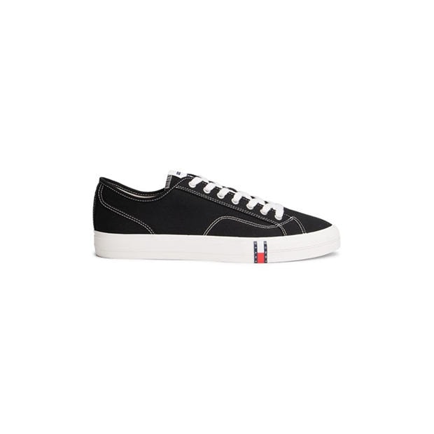 Black - Tommy Jeans - Men's Canvas Trainers