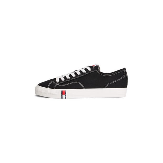 Black - Tommy Jeans - Men's Canvas Trainers
