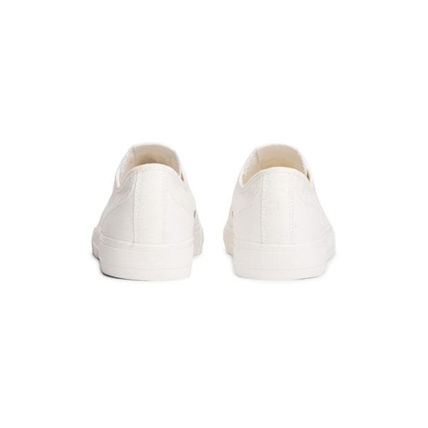 Ecru - Tommy Jeans - Men's Canvas Trainers