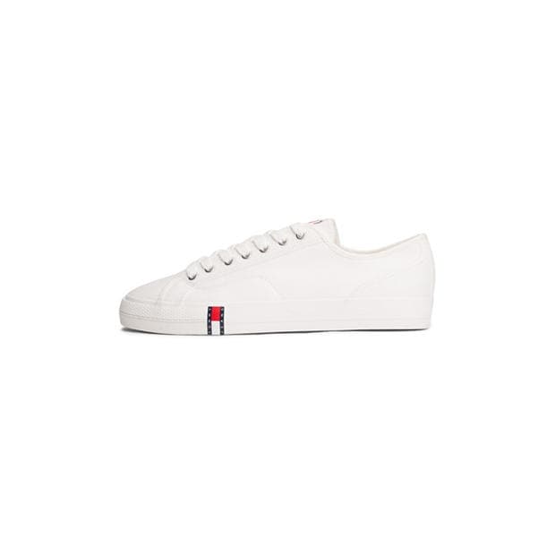 Ecru - Tommy Jeans - Men's Canvas Trainers