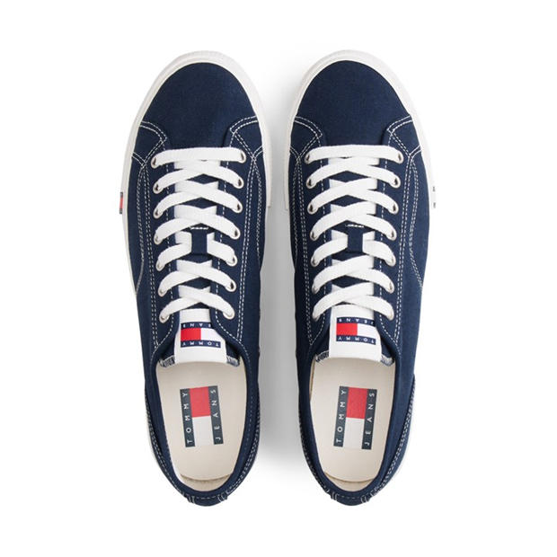 Night Navy - Tommy Jeans - Men's Canvas Trainers