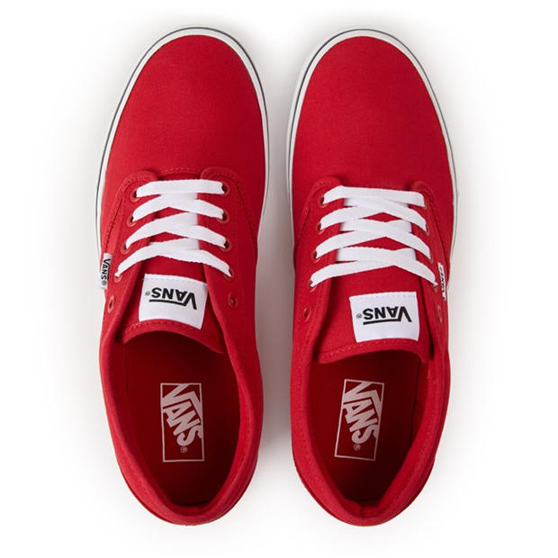 Red - Vans - Atwood Canvas Trainers Mens