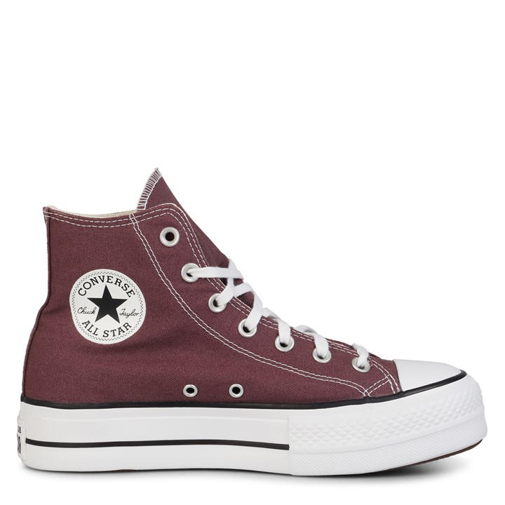 Converse Women's Brown Chuck Taylor All Star Canvas High-Top Trainers in Size 4.5, Sports Direct