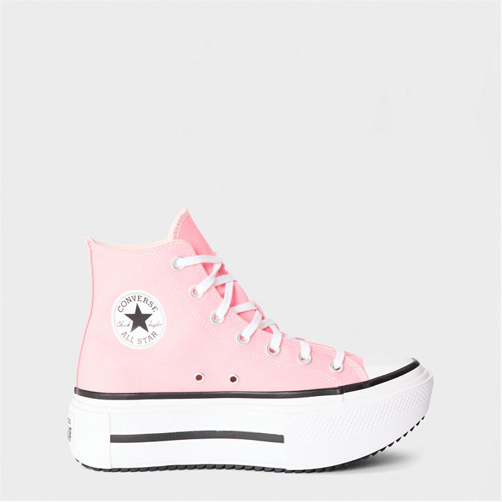 Converse Women's Pink Canvas High-Top Trainers in Size 6, Sports Direct